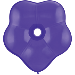 40cm Blossom Purple Violet Qualatex Plain Latex Blossom #18632 - Pack of 25 SPECIAL ORDER ITEM