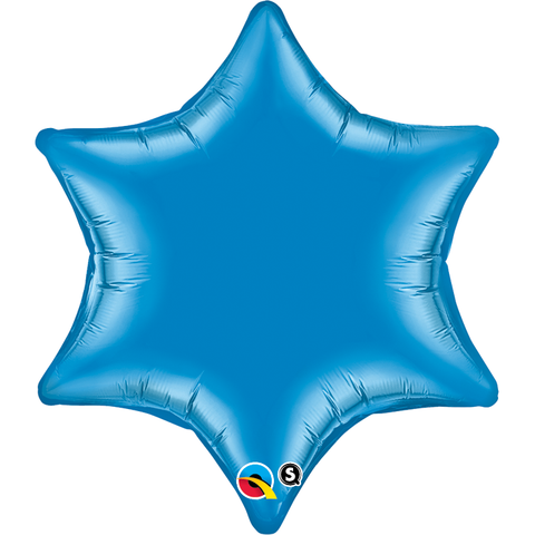 56cm 6pt Star Sapphire Blue Plain Foil #19070 - Each (Unpkgd.) SPECIAL ORDER ITEM