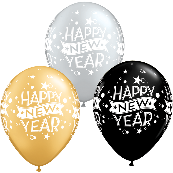 28cm Round Special Asst New Year Confetti Dots #19172 - Pack of 50 SPECIAL ORDER ITEM