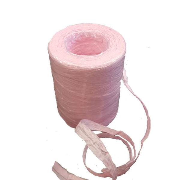 200m LIGHT PINK Biodegradable Paper Raffia RIBBON #192026