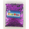 Confetti 1cm Metallic Purple 250 grams #204609 - Resealable Bag