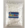 Confetti 1cm Metallic White 250 grams #204611 - Resealable Bag