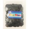 Confetti 2.3cm Metallic BLACK 250 grams #204630 - Resealable Bag