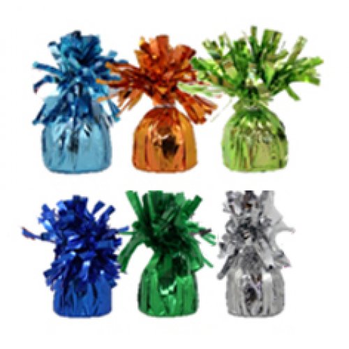 Balloon Weight Foil Mixed colours #204759- Pack of 6