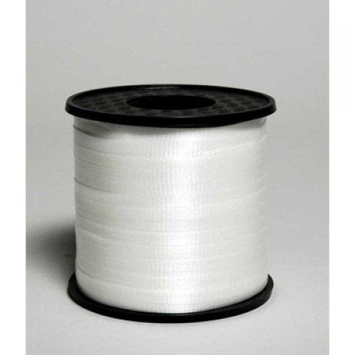 Alpen Curling Ribbon 460m/500yd x 5mm WHITE - each #205117