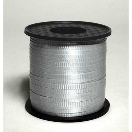 Alpen Curling Ribbon 460m/500yd x 5mm SILVER - each #205123