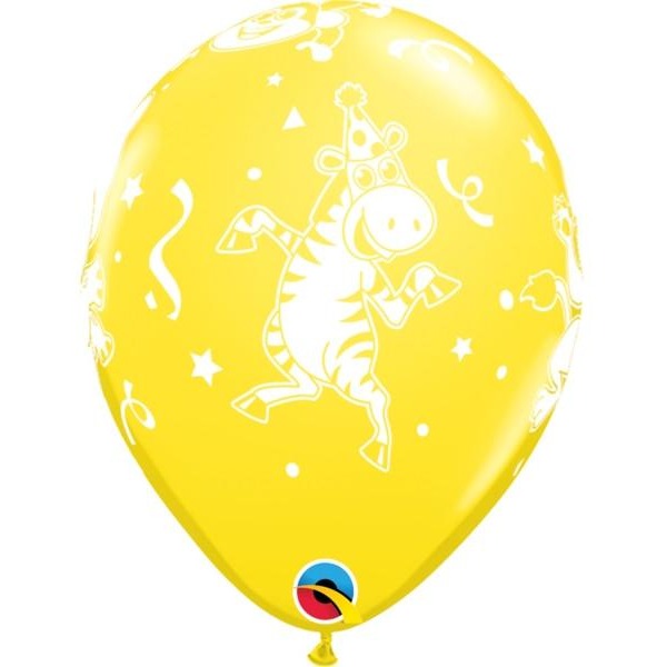 28cm Round Carnival Assorted Party Animals #20580 - Pack of 50