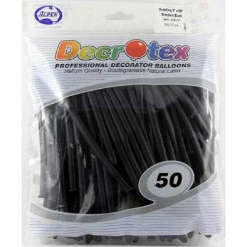 260 Fashion Black Decoratex 50 pack #206131