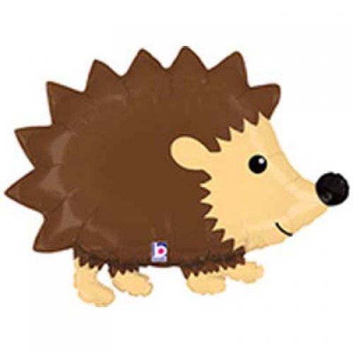 76cm Shape Foil Woodland Hedgehog #B35175P - Each (pkgd.)
