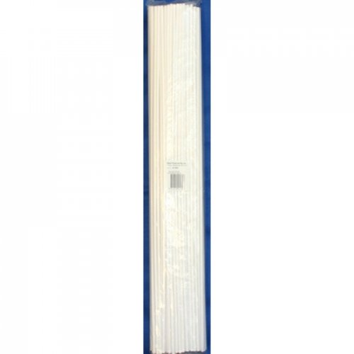 Alpen 30cm 600mm Balloon Stick White #211309 - Pack Of 100