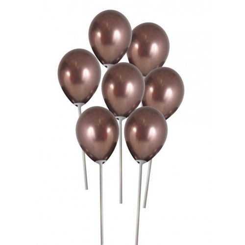 40cm Balloon Sticks White PAPER 100 #211314