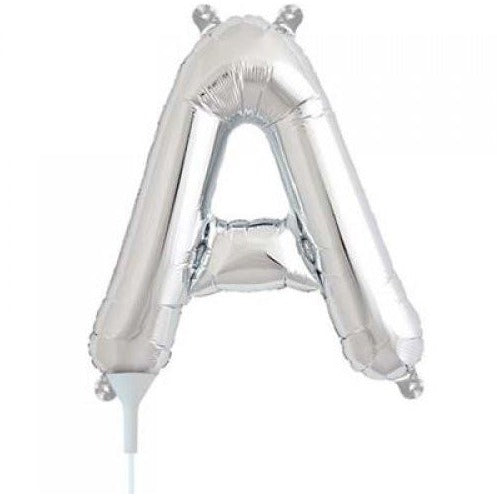 41cm Letter A Silver - Air Fill - Northstar Foil Balloon #3000479 - Each (Pkgd.)