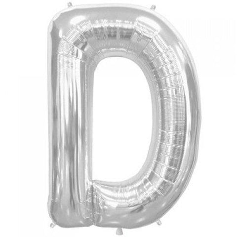 Northstar 86cm Letter Foil D Silver #3000199 - Each (Pkgd.)