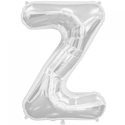 Northstar 86cm Letter Foil Z Silver #3000221 - Each (Pkgd.)