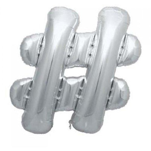Northstar 86cm Symbol Hashtag # Silver #3001231 - Each (Pkgd.)