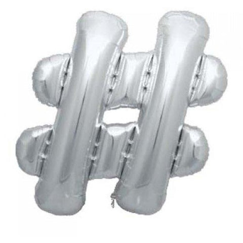 Northstar 86cm Symbol Hashtag # Silver #3001231 - Each (Pkgd.)