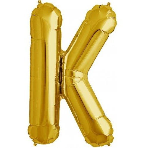 Northstar 86cm Letter Foil K Gold #3000258 - Each (Pkgd.)