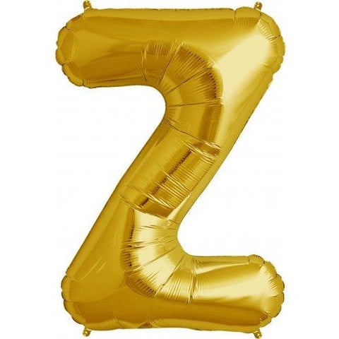 Northstar 86cm Letter Foil Z Gold #3000273 - Each (Pkgd.)