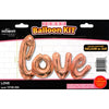 Script Giant Love Rose Gold 84