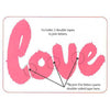 Script Giant Love Rose Gold 84