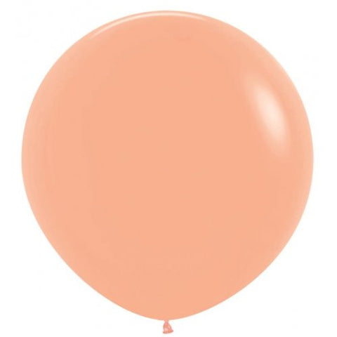 90cm Latex Round Plain Fashion Peach Sempertex #222719 Pack of 3