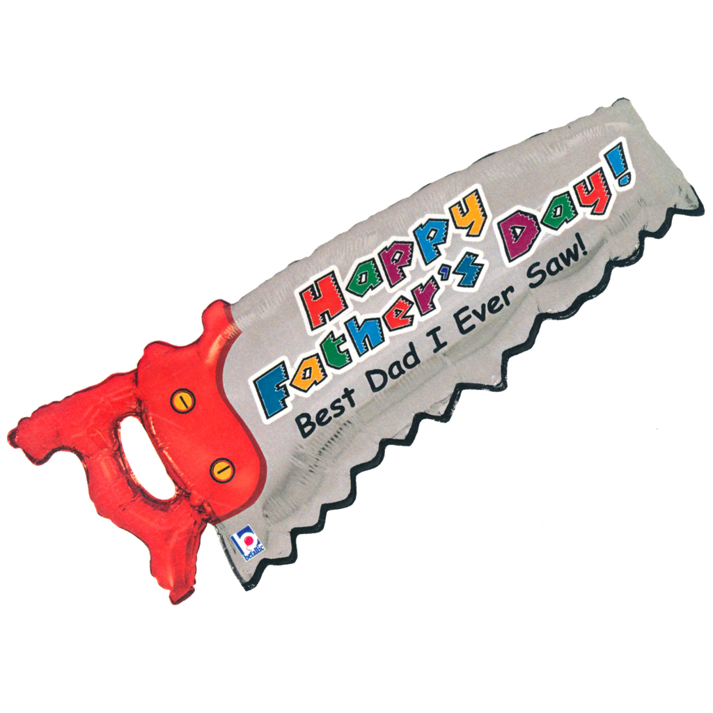 99cm Shape Foil Best DAD I Ever Saw #2585654 - Each ( Pkgd.)