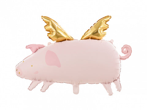 72cm Foil Shape PIG with Wings #FS26109