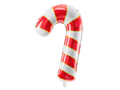 82cm Foil CANDY CANE Red White & Gold #FS2653007