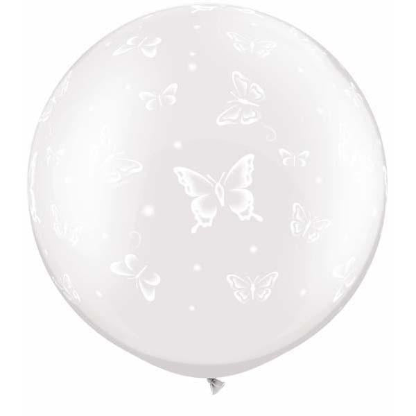 90cm Round Diamond Clear Butterflies-A-Round #28149 - Pack of 2 SPECIAL ORDER ITEM