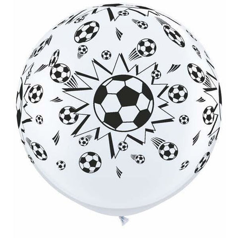 90cm Round White Soccer Balls-A-Round #29204 - Pack of 2 SPECIAL ORDER ITEM