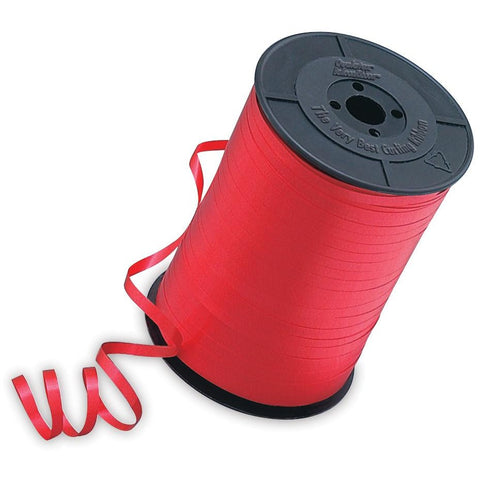 QX Balloon Ribbon 3/16 500 Yards Red #29440 - Each