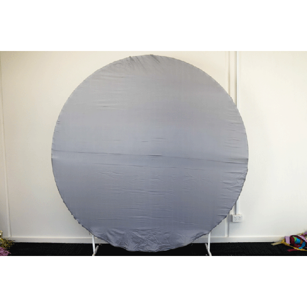2m Disc Fabric Cover Silver #B459CS