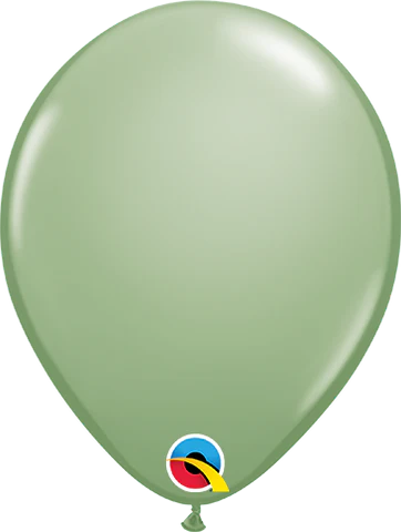 12cm Round Cactus Qualatex Plain Latex #30349 - Pack of 100