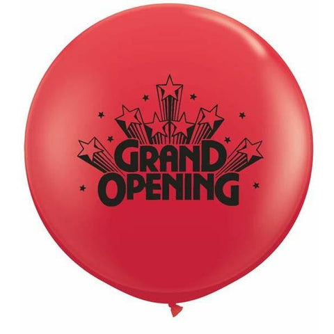 90cm Round Red Grand Opening Stars #31327 - Pack of 2 SPECIAL ORDER ITEM