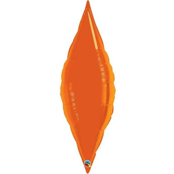 68cm Taper Orange Plain Foil #33125 - Each (Unpkgd.)