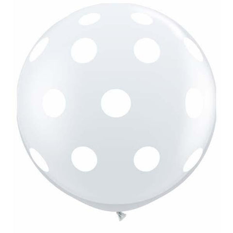 90cm Round Diamond Clear Big Polka Dots-A-Round #33376 - Pack of 2