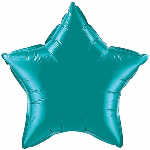 50cm Star Teal Plain Foil #36576 - Each (Unpkgd.) SPECIAL ORDER ITEM