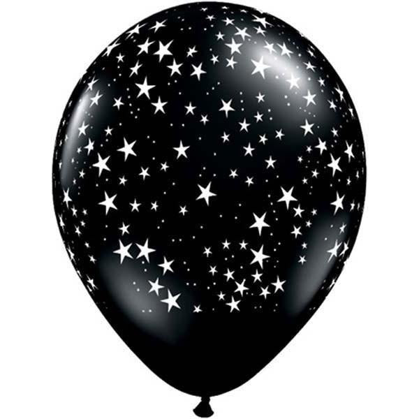 28cm Round Onyx Black Stars-A-Round #37083 - Pack of 50 SPECIAL ORDER ITEM
