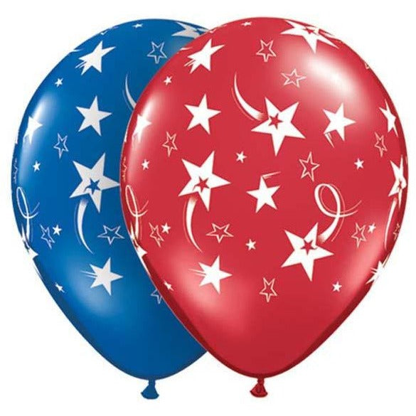 28cm Round Sapphire & Ruby Shooting Stars & Stars-A-Round #37156 - Pack of 50 SPECIAL ORDER ITEM