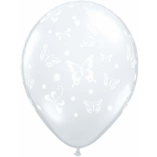 28cm Round Diamond Clear Butterflies-A-Round #37183 - Pack of 50