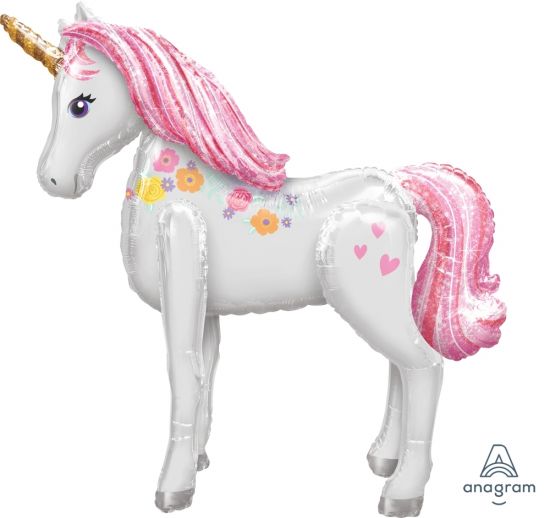 Airwalker Shape Unicorn 106cm x 116cm #A37277 - Each SW (Pkgd.)