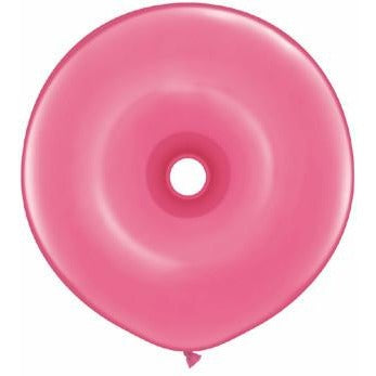 40cm Donut Rose Qualatex Plain Latex Donut #37692 - Pack of 25 SPECIAL ORDER ITEM