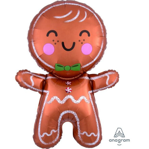 Foil Happy Gingerbread Man 55 x78 cm #HA38304