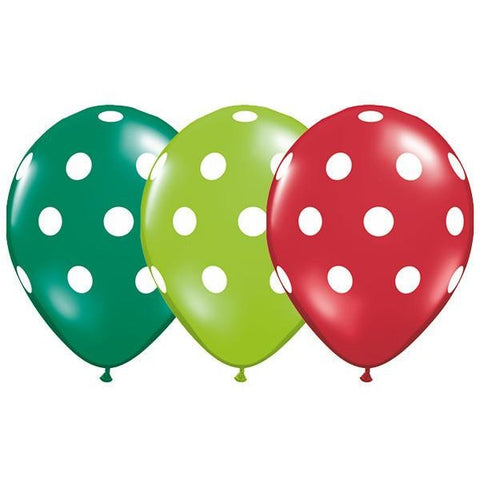28cm Round Special Assorted Big Polka Dots #38469 - Pack of 50 SPECIAL ORDER ITEM