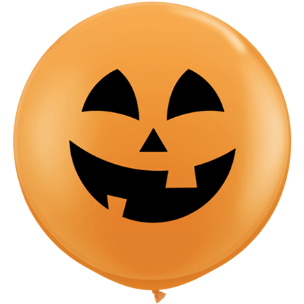 90cm Round Orange Jolly Jack #38729 - Pack of 2