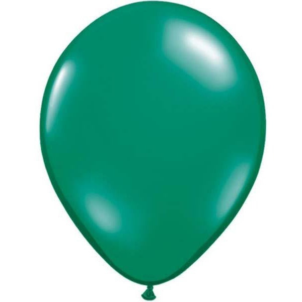 28cm Round Emerald Green Qualatex Plain Latex #39789 - Pack of 25