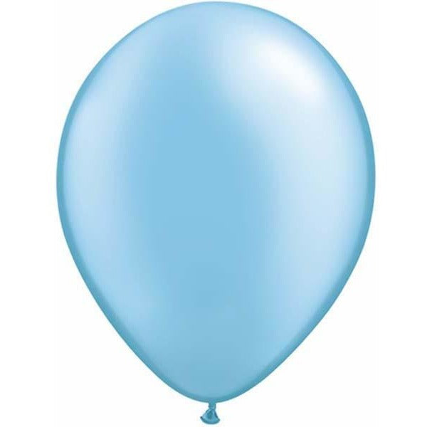 28cm Round Pearl Azure Qualatex Plain Latex #39804 - Pack of 25