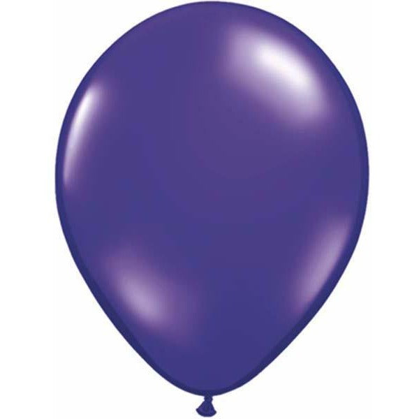 28cm Round Quartz Purple Qualatex Plain Latex #39869 - Pack of 25