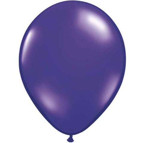 28cm Round Quartz Purple Qualatex Plain Latex #39869 - Pack of 25
