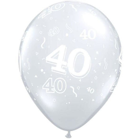 28cm Round Diamond Clear 40-A-Round #40390 - Pack of 50